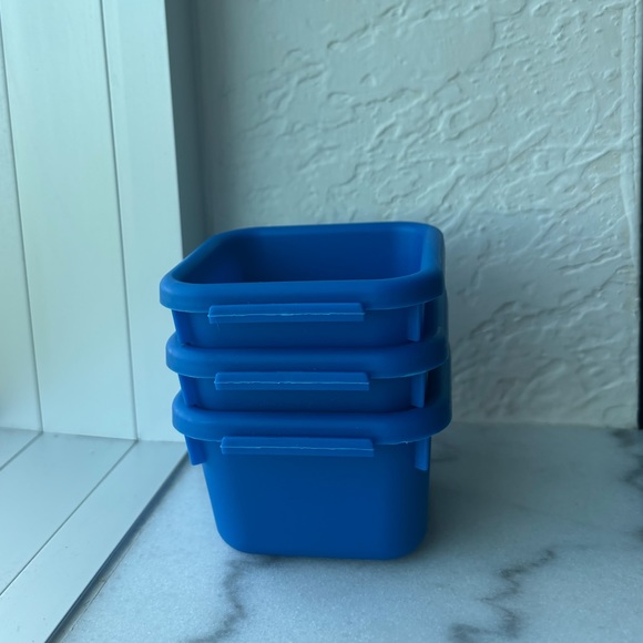 Blue Mini Storage Containers - Picture 3 of 4